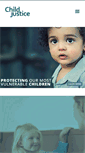 Mobile Screenshot of child-justice.org